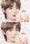 “사랑해 우리 봄! 생일 축하해♥ #범규야_널_닮은_봄이_왔어 #BeomgyuOurSpringPrince”【2022】 | 絵