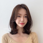 긴 단발 헤어 스타일 | 올리브, 윈드펌, 레이어드c컬펌