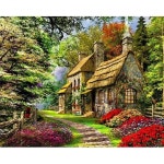 Diy Painting By Number Green Forest House Modern Wall Art Home Dacoration Gift #Unbranded #Modern #Craftsmaking | 풍경 사진... 