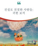 진실로 친절한 사람들: 귀한 보석