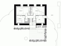 옛석돌집에 올려진 모던하우스