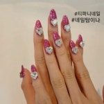 • Nail Design 연예인네일 소녀시대 티파니네일 디자인모음~! | ไอเดียทำเล็บ, เล็บสีม่วง... 