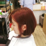 레드브라운염색