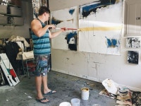 Working in the studio In the studio. #artistspace #artiststudio #artstudio #artspace | 화실