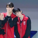 LEE SO YOUNG 231128 페퍼 #이소영 #강다연  경기내내 다연이 껌딱지 된 동생쪼아강아띠 🐶