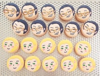 face macaron,handmade, 주문제작마카롱, 달작감성베이커리