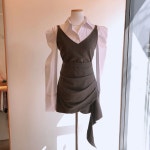 🖤 🎀상세정보🎀 오른쪽)✨셔츠투피스(상+하의세트28000... 5 스커트총장43 허리33 힙단면44… | Fashion, Dresses, Formal dresses