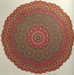 Mandala in Indian colours | 색