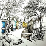 Ling YongNing님의 建筑手绘Architecture sketching 이미지 - 2020 | 여행, 스케치, 건축 스케치