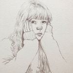 pencil #스케치  #소녀 #드로잉 #취미 #낙서 #손그림 #일러스트 #감성사진 #감성… | 스케치, 연필 그림, 감성 일러스트