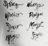 calligraphy에 있는 Jeong eun Yoon님의 핀