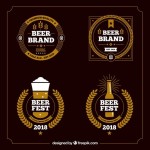 Premium Vector | Beer bar logo template collection Beer bar logo template collection Free Vector | Drinks logo, Bar logo, Wine logo