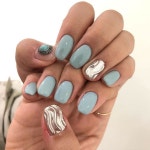 요마이네일❣🤖 on Instagram: “💙🐚 다음주 예약 서둘러주세요 시술by.연주원장 . . . . 📌✔️예약 방법 •카카오 채널 공지사항 꼭... 