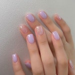 네일락(Nail R.a.k) | Pin page 륜짱🐰 在 Instagram 上发布：“륜쌀롱 효자템 오로라네일💜 < 랄라유🕊시술...