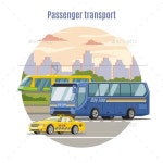 Urban Public Passenger Vehicles Template | 배경