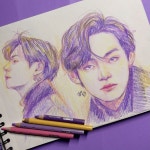 E3_이쓰리 (@e3_where_do_i_go) • Instagram photos and videos in 2021 | Art, Bts fanart, Drawings