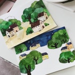 #아기자기동네 | 수채화