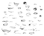 mouths_by_delnum-d3dcikp.png (921×770) | 입술 그림, 입 그리는 법, 그림 디자인