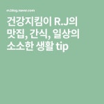 건강지킴이 R.J의 맛집, 간식, 일상의 소소한 생활 tip | 간식, 의, 블로그