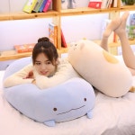 60/90cm 자이언트 코너 바이오 베개 일본 애니메이션 Sumikko Gurashi 플러시 장난감 부드러운 만화 어린이 소녀 발렌타인 선물
