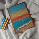 Oil pastel paintings에 있는 윤 수미님의 핀 - 2021 | 오일 파스텔 그림, 바다, 가을