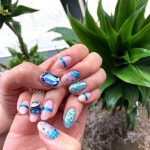 Pin page 이미지: 사람 1명 이상 | Uñas fáciles, Uñas, Fácil