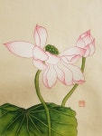 연화도(완성) | 꽃그림, 그린 꽃, 중국화