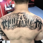 lettering tattoo에 있는 Tattoo Teller님의 핀