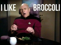 I like broccoli .. Captain Jean Luc Picard Star Trek #Picard ... Star Trek StarTrek #Star #Trek #스타 #트렉 … | Star trek... 