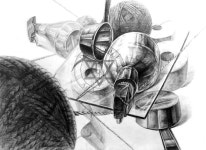 2018 기초소양평가 소묘 - 2020 | 수채화, 털실, 디자인