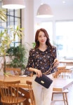 [루이스엔젤] 러플슬리브 플라워 블라우스 | 여성 의류, 블라우스, 오피스룩