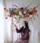 hanging installation 🌷 #flowerchandelier - 처음 만났을 때와 비교해서 솜씨가 가장 많이 늘었던 소나씨, 현직 플로리스트 분들과... 