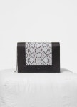 Frame evening clutch on chain in viper and smooth lambskin - セリーヌについて | 가방