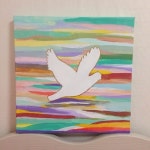 Pin by meme_atelier on 아크릴화 초급 | Boho art painting, Painting, Art painting