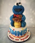 Cookie Monster cake