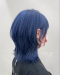 클래식 블루 염색 | 헤어스타일