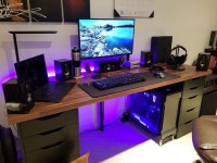 Pin by 컴빌런 on 컴빌런 컴퓨터 [Gamming PC,Desktop setup] | Game room design, Game room layout, Gamer room diy