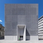 Squares in squares in squares - zoom into the picture.  Art museum in Chur, Switzerland.  Design by Barozzi/Veiga Architects, built... 