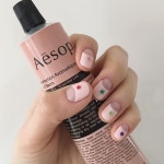 별 #네일 #nail #star #gelnail #셀프네일아트 #프렌치네일 #pink #손스타그램 #네일스타그램 #daily #instadaily #aesop #핸드크림”