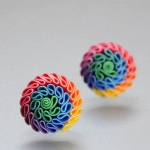 Rainbows | The Daily Polymer Arts Blog Polymer in Folded Rainbows | The Weekly Polymer Arts Blog | 공예, 폴리머 클레이, 점토
