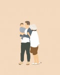 Pin by 윤연준 on materials | People illustration, Drawing people, Digital portrait illustration