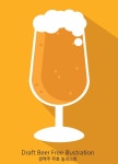 생맥주 일러스트 ai 무료다운로드 - beer cup illustration -  Urbanbrush | 맥주, 수정, 디자인