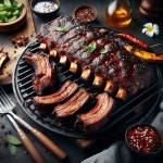 여자라고 갈비 양을 적게? 여성 2명이서 소갈비 3인분 시켰더니 2인분이 나왔다? 육류 요리: 소 갈비 참숯 바베큐