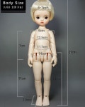 좋아요 112개, 댓글 2개 - Instagram의 Doll maker [PetiteJIWOO](@petite_jiwoo)님: Petite jiwoo 27 body size - Bomi  #bjd... 