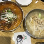 Pictures) -  #미사리밀빛초계국수 초계국수 맛집이라던데 둘... 그냥그랬음ㅋㅋ #닭개장칼국수 #초계국수 #먹스타그램 #음식...