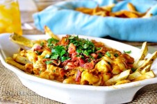 French Dip Mac N Cheese Smothered French Fries | Recipe | French fries recipe, French dip, Mac n cheese