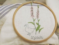 Pin page 핸드타올 용도로 만들어 봤어요. 손닦기 아깝지만  #프랑스자수 #생활소품 #만들기  #embroidery | Bordado