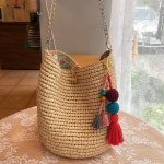 편해요~ #소미의바느질놀이 #코바늘클래스 #원데이클래스 #crochet #사당동뜨개 #코바늘 #공방카페앨리스 #라피아가방 … | Çanta... 