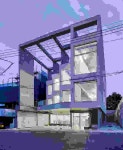 자유로운 입체감을 선보이는 서울 근린생활 건물 디자인 | 호미파이 & homify