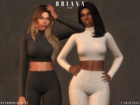 Plumbobs n Fries BRIANA | top in 2023 | Sims 4 clothing, Tops, Clothes